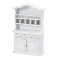 thumbnail image 1 of CHICHUMID 1PC Miniature Cabinet Model White Compact Design for Decorating, 1 of 8