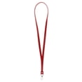 thumbnail image 2 of PU Strap Lanyard with Metal Clip for Badge Work - Red, 2 of 7
