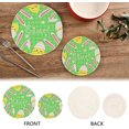 thumbnail image 4 of Easter Egg Table Trivets for Hot Dishes Round Trivet Mat 2PCS Kitchen Potholders Heat Resistant Pot Holder for Bowl Teapot Home Decor Gifts, 4 of 7