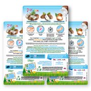 Softening Coconut Foot Mask Multipak by 7th Heaven for Women - 3 Pair Mask