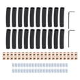 thumbnail image 2 of Terminal De Conexión De Cableado Rápido De Empalme, Disipación De Calor Rápida, Kit De Tuerca De Conector De Cable De Calibre 10 De Cobre De 60 A De Largo De 0,59 Pulgadas Para, 2 of 7