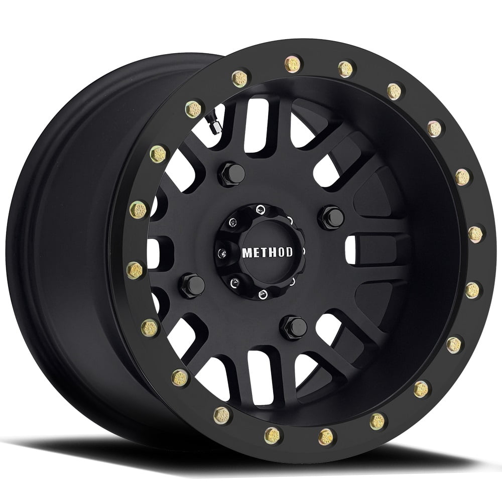 4/110 Douglas Star Fighter Beadlock Wheel 14x10 5.0 5.0 Matte Black for Yamaha YXZ1000R SS 2017-2018