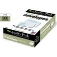 thumbnail image 3 of Quality Park Double Window Envelopes for Checks & Invoices, Size 10, 4-1/8" x 9-1/2", White, 500 Count, 3 of 3