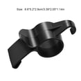 thumbnail image 4 of Sidaley Gancho Universal negro para maletero de coche, instalación duradera y fácil para paraguas y colgador de toallas, hecho en ABS Accesorios para motos, 4 of 6