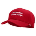 thumbnail image 2 of Marketing Supervisor Solid Cotton Twill Low Profile Snap Cap - Red OSFM, 2 of 5