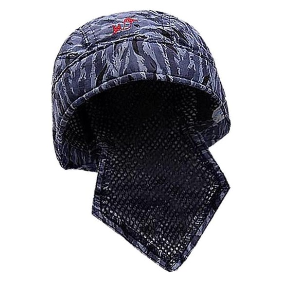 maskred Flame Retardant Cotton Welding Hat Cap Scarf Protective Style A 1Set