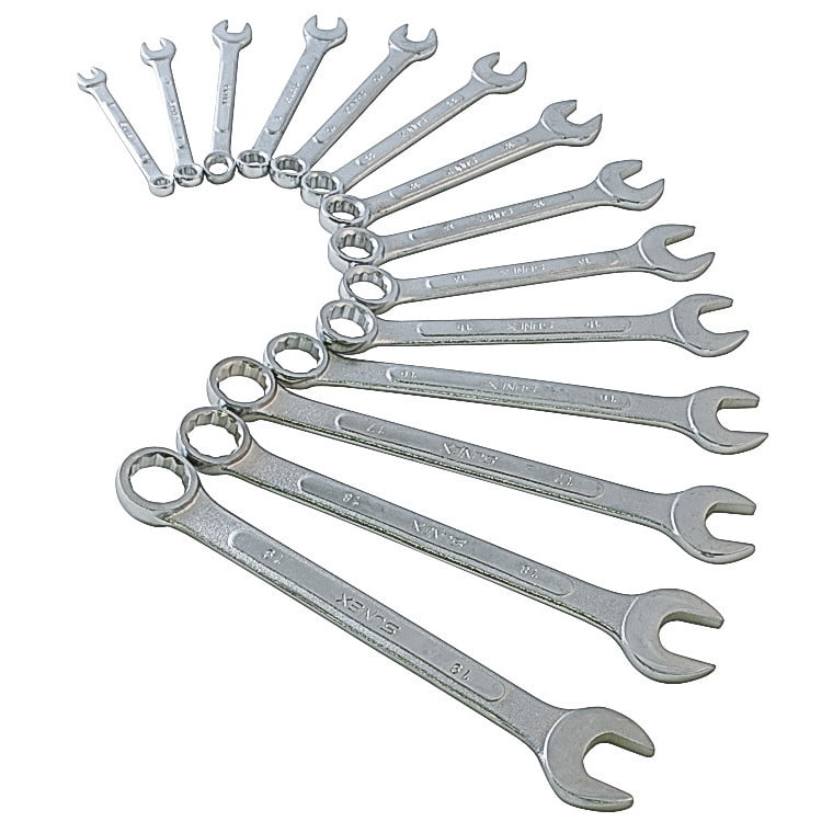 Stalwart 22-Piece Combo SAE and Metric Wrench Set with Carry Case 