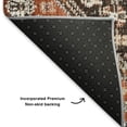 thumbnail image 5 of Addison Rugs Mayfield Premium Machine Washable Transitional Aztec Fudge Rectangle Rug, 3' x 5', 5 of 7