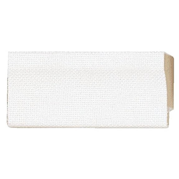 Picture Linen Liner (Wood) 18Ft Bundle - White - 1" Width - 1/4" Rabbet Depth
