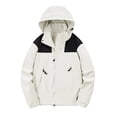 thumbnail image 1 of MeetoTime Veste de Pluie Imperméable à Capuche Coupe-Vent pour Femmes avec Poche Zippée, 1 of 3