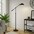 thumbnail image 5 of Evelyn&Zoe Dexter Height Adjustable/Tilting Floor Lamp with Metal Shade, Polished Nickel/Polished Nickel, 5 of 5