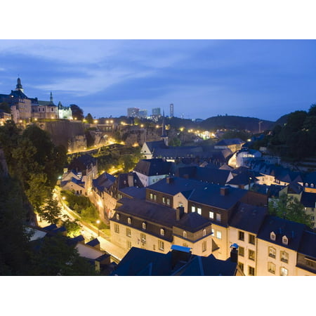 Old Town, Luxembourg City, Grand Duchy of Luxembourg, Europe Print Wall Art By Christian