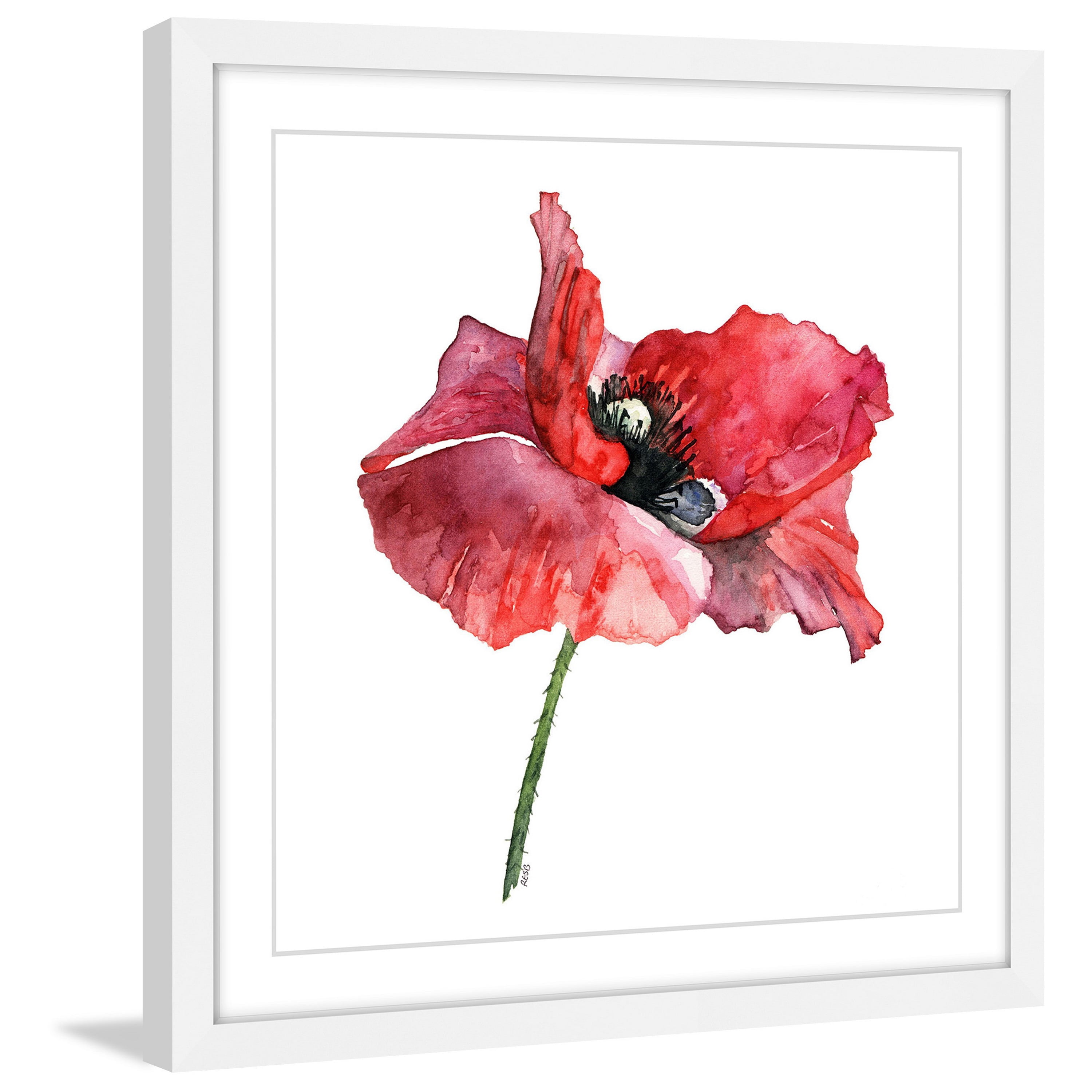 Marmont Hill "Dressed in Red" by Rachel Byler Framed Painting Print