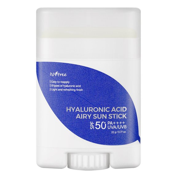 Isntree Hyaluronic Acid Airy Sun Stick Lightweight Sunscreen, SPF 50  PA     22g / 0.77 oz.