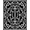 Black, Pattern 2, variant on ODIKA 8'x10' Machine Washable Non-Slip Area Rug, Interlocking Maze Inspired with Art Influences High Traffic Rug, Black, 546935