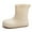 Beige, variant on AUXDIQ Wellington Boots Women Mid-calf Wellies Waterproof Rain Boots Outdoor Garden Shoes