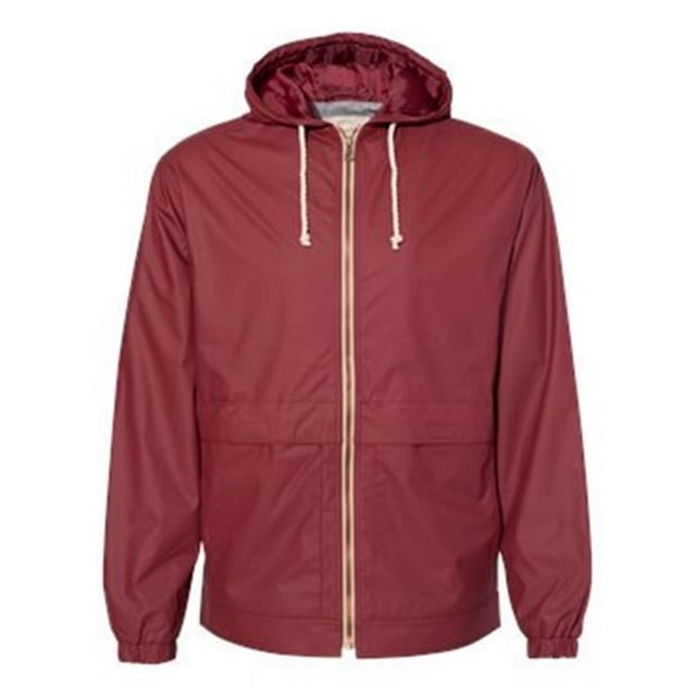 Weatherproof B04452708 Veste de Pluie Vintage à Capuche, Rouge Vélo - 3TG
