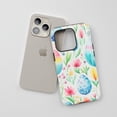 thumbnail image 3 of Easter Egg Floral For All iPhone Series Protective Phone Case Watercolor Colorful, 3 of 7