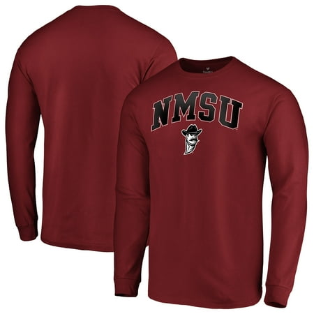 - New Mexico State Aggies Fanatics Branded Campus Long Sleeve T-Shirt - Crimson