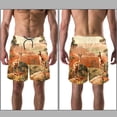 thumbnail image 3 of luoweisi Men's Beach Shorts Quick Dry Swim Trunks with Mesh Lining Kangaroo L, 3 of 5