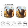 thumbnail image 3 of Binienty Cute Cat 2 PCS Car Windshield Sun Shade Foldable Sunshade Universal Vehicle Accessories Auto Sun Heat and UV Rays Blocker Keep Your Vehicle Cool 28.5 x 25.5 inches, 3 of 6
