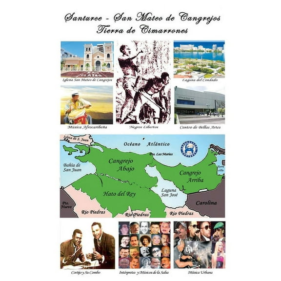 Santurce - San Mateo de Cangrejos, Tierra de Cimarrones, (Paperback)
