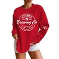 thumbnail image 2 of Women's Love Brewing Co Casual Sweatshirt Crewneck Long Sleeve Womens Pullover Tops Fall Sweatshirt, 2 of 4