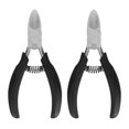 thumbnail image 2 of Toenail Clippers Professional Prevent Slip Spring Design Toe Nail Trimmer for Thick Ingrown Nails 2pcs, 2 of 4
