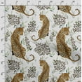 thumbnail image 3 of Soimoi Animals Print,Cotton Poplin, Sewing Fabric Sold by The Yard 42 Inch Wide,Sewing Craft Quilting/Quilt Making Fabric, White, 3 of 5