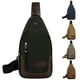 thumbnail image 1 of Riñonera Ganfancp para Hombre Crossbody Negra con Correa Ajustable, 1 of 4
