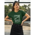 thumbnail image 2 of Touch Of Hands Techno Style T-Shirt Women -Image by Shutterstock, Female Small, 2 of 4