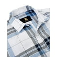 thumbnail image 2 of TryBuy Crumb Checked Men's Shirts, Full Sleeves Button-Up Casual Shirt for Men, Sizes XL, 2 of 8