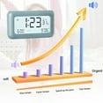 thumbnail image 7 of JOGZMZ 170 ° Wide Angle Display LCD Screen Electronic Clock Three Groups of Alarm Clock, Day, Date and Temperature Display with Night Light, Rechargeable, 7 of 7