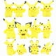 thumbnail image 3 of 12-18 unids/lote Mini muñecos Pokemon Pikachu figura de acción niños juguetes divertidos decoración de Anime regalos, 3 of 5