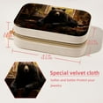 thumbnail image 5 of Bear Velvet Portable Jewelry Stand with Removable Compartment - Organizer Box, Necklace Holder, Jewelry Display - Gift, 5 of 7