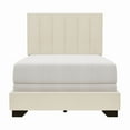 thumbnail image 6 of Reece Channel Stitched Upholstered Twin Bed, Ivory, by Hillsdale Living Essentials, 6 of 19