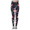 thumbnail image 1 of Gibobby leggings de invierno para mujer Polainas copa de del de nieve de la Navidad de las para la elegancia deportiva (Aqua, XL), 1 of 4