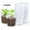 4 Inch,30 Pack, variant on PandaTop Clear Nursery Pots 4 Inch Plastic Planter with Drainage Holes, Small Plastic Flower Pots for Seedling (30 Pcs)