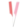 thumbnail image 1 of 2 piezas ABS unidireccional que la herramienta de peines para el cabello con frustrado, 1 of 9