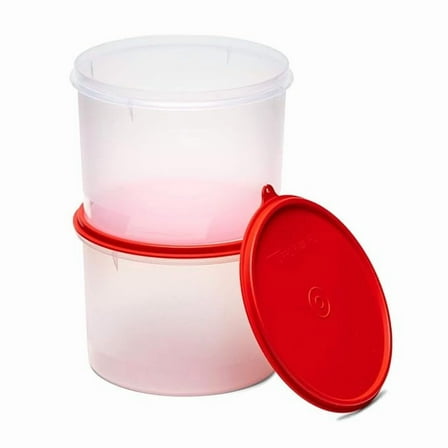 Tupperware Plastic Jar Set - 2.5 L, 2 Pieces, Transparent