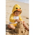 thumbnail image 3 of Happy Town Toddler Baby Boys Long Sleeve Swimsuit UPF 50+ Sun Protection Beach Swimwear Set for Kids, 3 of 8