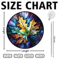 thumbnail image 2 of 89Bloom Oak Leaf Window Hanging Stained Glass, Oak Leaf Suncatchers for Windows Stained Glass, Stained Glass Oak Leaf suncatcher, 2 of 7