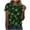 Multicolor2, variant on HAiming St. Patrick’s Day Shamrock T-Shirt Short Sleeve Round Neck Casual Cute Printed Trendy Pullover Tops Clothes