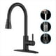 thumbnail image 5 of Grifo de Cocina de Acero Inoxidable, Color Negro Mate, Monomando de Alto, para Uso General., 5 of 5