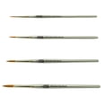 thumbnail image 4 of ZEM Brush Golden Taklon Rounds Brush Set Sizes 2, 4, 6, 8, 4 of 4