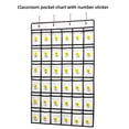 thumbnail image 4 of Gráfico de bolsillo de 36 bolsillos para teléfonos móviles, gráfico de bolsillo para soporte de calculadora con pegatina de 36 números (blanco), 4 of 5