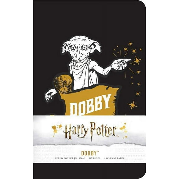 Harry Potter Harry Potter: Dobby Ruled Pocket Journal, (Hardcover)