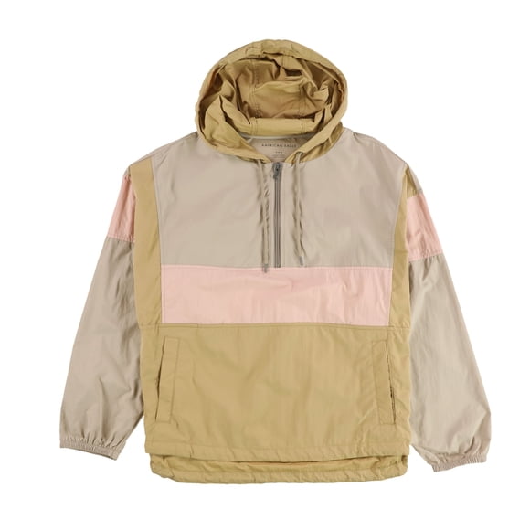 American Eagle Womens 1/4 Zip Colorblock Windbreaker Jacket 200 M