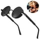 thumbnail image 1 of Gafas de sol polarizadas para hombre de 1 pieza, protección UV, tonos góticos redondos para mujer, marco redondo de metal Vhermosa, 1 of 4