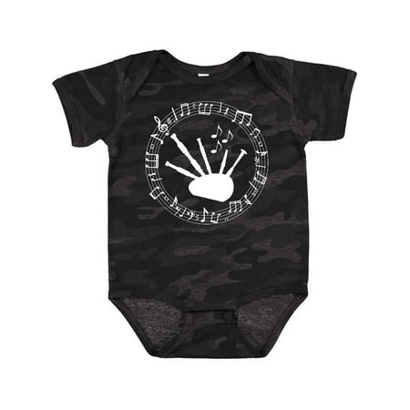 

Inktastic Bagpipes Music Notes Musical Gift Baby Boy or Baby Girl Bodysuit